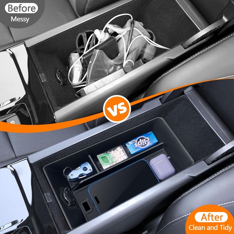 TOPINSTALL 2026 Center Console Tray Compatible with 2025 2026 Toyota Camry (XSE/XLE/SE/LE) Armrest Storage Box Console Organizer for 9th Gen Camry Interior Accessories - Image 2